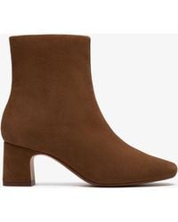 Clarks - Fernie Zip Walnut Suede - Lyst