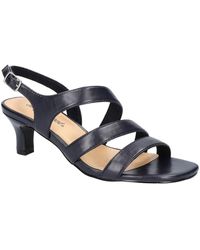 Easy Street - Como Faux Leather Strappy Slingback Sandals - Lyst