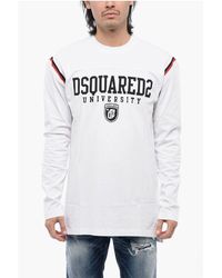 DSquared² - ² Varsity T-Shirt With Contrasting Print - Lyst