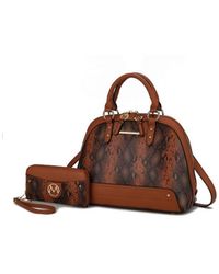 Fashnzfab - Frida Satchel Bag And Wallet By Mia - Lyst