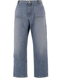 Versace - Washed Denim Jeans With Multi-Pocket Design - Lyst