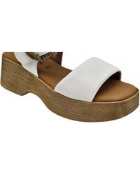 Gabor - Nancy Leather Platform Sandals - Lyst