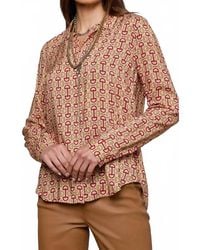 L'Agence - Holly Button Down Blouse - Lyst