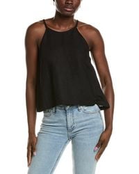 Emerson Fry - High Neck Linen-Blend Tank Top - Lyst