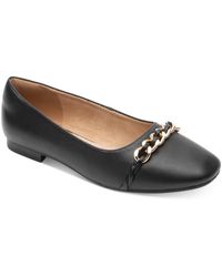 Rockport - Zoie Chain Ballet Faux Leather Dressy Moccasins - Lyst