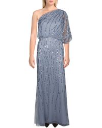 Adrianna Papell - Sequined Mesh Formal Dress - Lyst