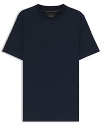 BOSS - Cotton-Silk T-Shirt With Prince Of Wales Check - Lyst