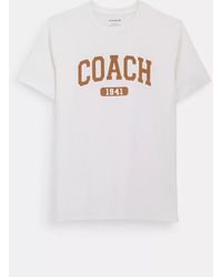 COACH - Varsity T Shirt - Lyst