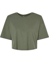 Bella Canvas - Jersey Crop Tee - Lyst