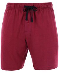 Hanes - Tag Free Knit Pajama Lounge Short With Side Pockets - Lyst