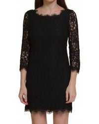 Fate - Gwyneth Fitted Lace Mini Dress - Lyst