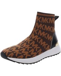 MICHAEL Michael Kors - Hazel Zipper Faux Leather Booties - Lyst