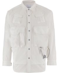 and wander - Shirt Cotton-Blend - Lyst