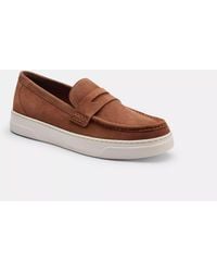 COACH - Suede Hybrid Loafer - Lyst