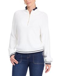 Draper James - Quarterzip Sweater - Lyst