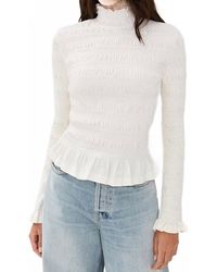 Merlette - Kantor Ruffled Cuffs And Hemline Top - Lyst