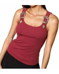 Pretty Garbage - Buckle Tank Top - Lyst