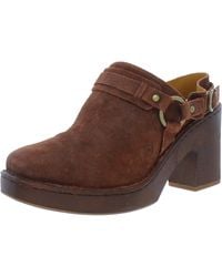 Born - Hudson Suede Harness Mules - Lyst