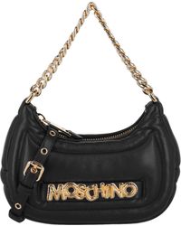 Moschino - Balloon Lettering Crescent Bag - Lyst