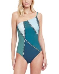 Gottex - Modern Shades One Shoulder One-Piece - Lyst