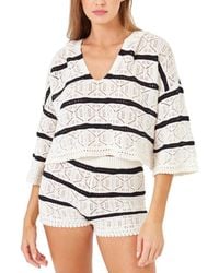 LSPACE - L* Striped Diamond Eyes Hoodie - Lyst