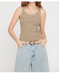 Project Social T - Cooper Sweater Rib Tank Top - Lyst