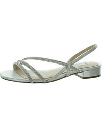 Nina - Skylee-Fy Leather Strappy Slingbacks - Lyst