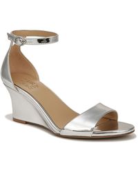 Naturalizer - Vera Solid Ankle Strap Wedge Sandals - Lyst