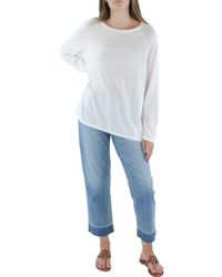 Eileen Fisher - Knit Crewneck Pullover Top - Lyst