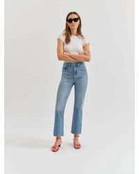 DAZE - Soho High Rise Ankle Flare Jean - Lyst