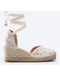 VISCATA - Gava Limited Edition Canvas Espadrille Wedges - Lyst