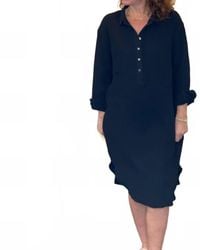 Before You Collection - Gauze Button Up Shirtdress - Lyst