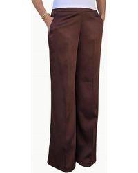 Avenue Montaigne - Carla Palazzo-Style Pants - Lyst