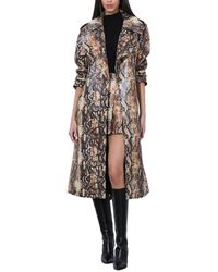 Alice + Olivia - Nevada Drapey Mid Length Trench Coat - Lyst