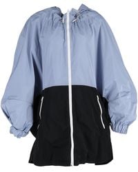 Marni - Color Block Zip-Up Long Sleeve Rain Jacket - Lyst
