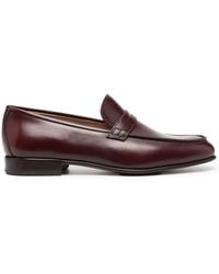 Ferragamo - Ferragamo Slip-On Leather Loafers - Lyst