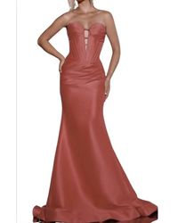 Jovani - Strapless Sweetheart Neckline Gown - Lyst