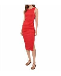 Michael Stars - Wren Ruched Midi Dress - Lyst