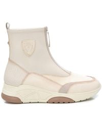 Xti - Leather Casual Booties Carmela By - Lyst