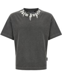 Palm Angels - Logo Print T-Shirt - Lyst