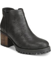 Carlos By Carlos Santana - Gill Zipper Round Toe Ankle Boots - Lyst