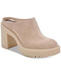 Dolce Vita - Carry Leather Slip On Clogs - Lyst