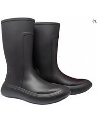 Ferragamo - Gancini Detail Rain Boots - Lyst