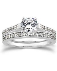 Pompeii3 - 1/2ct Diamond Engagement Matching Wedding Ring Set - Lyst