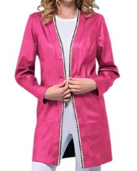 Insight - Long Vegan Leather Jacket - Lyst
