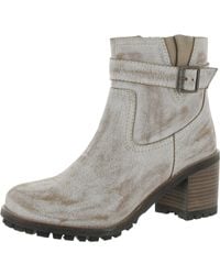 Diba True - Craze Hot Leather Distressed Ankle Boots - Lyst