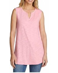 Eddie Bauer - Sleeveless Favorite Notch Vneck Tank Top - Lyst