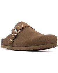 Xti - Refresh Collection Suede Clog Mule Flats - Lyst