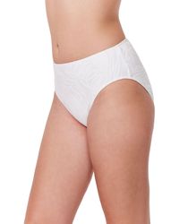 Gottex - Skyfall Textured Mid Waist Swim Bottom - Lyst