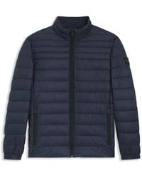 BOSS - Mixed-Quilting Jacket With Water-Repellent Finish - Lyst